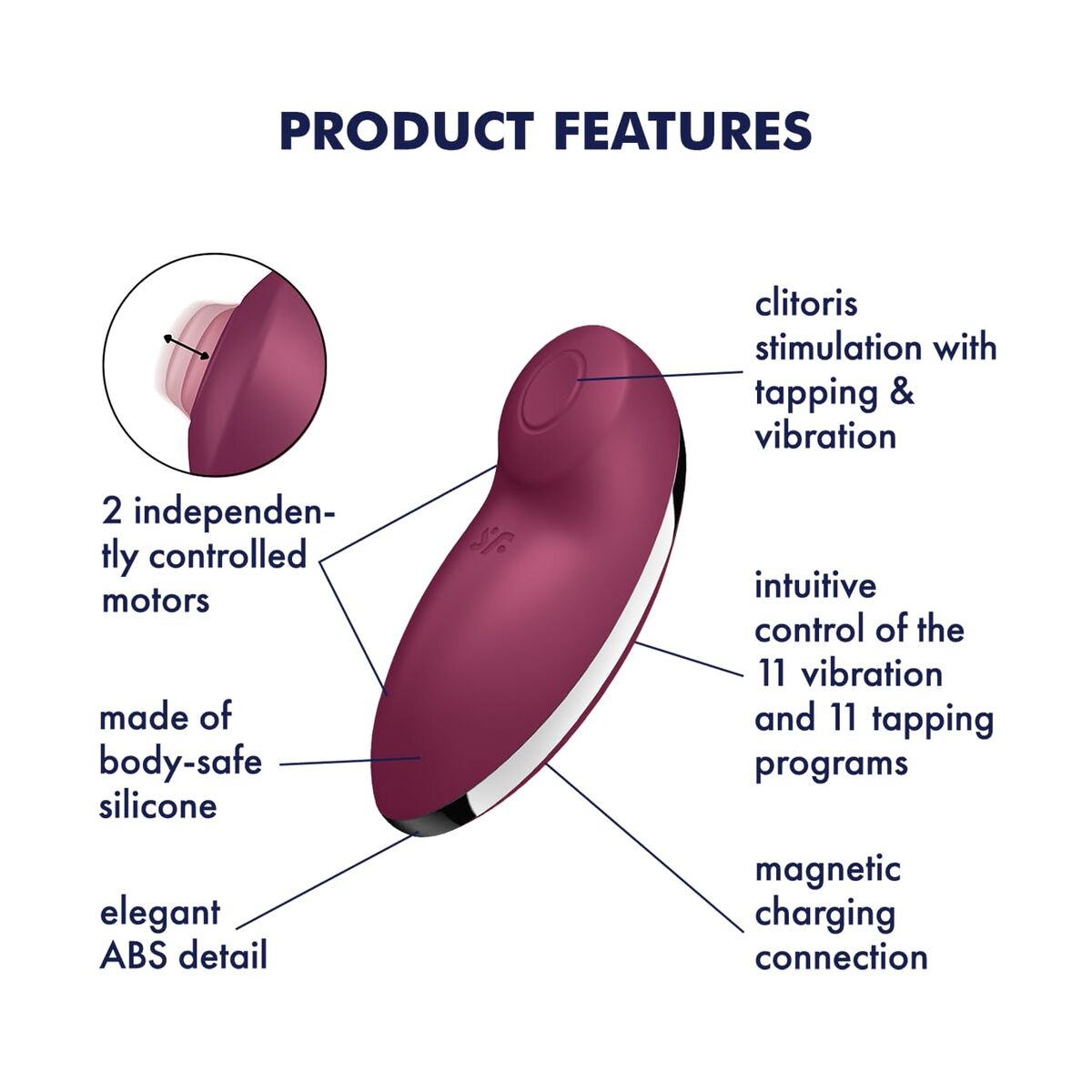 Satisfyer Erotischer Massager Rot