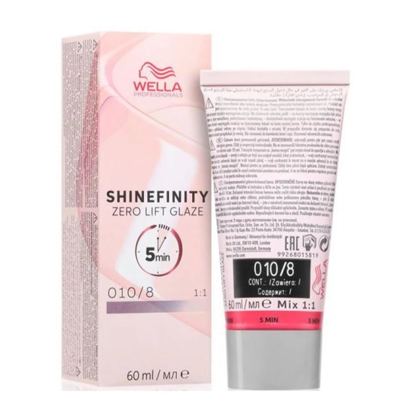 WELLA WELLA Shinefinity Zero Lift Glaze Tinte 0108 60 ml Haarfarbe Glanzpflege