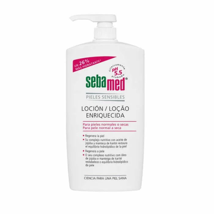 SEBAMED SEBAMED Sensitive Skin Enriched Lotion 750 ml Hautpflege Lotion für empfindliche Haut Bodylotion