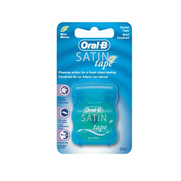 ORAL-B ORAL-B Satin Tape Zahnseide 25 m fein gewachst für gründliche Zahnreinigung Kosmetik