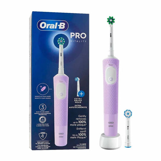 ORAL-B Vitality Pro elektrische Zahnbürste fliederfarben Kosmetik