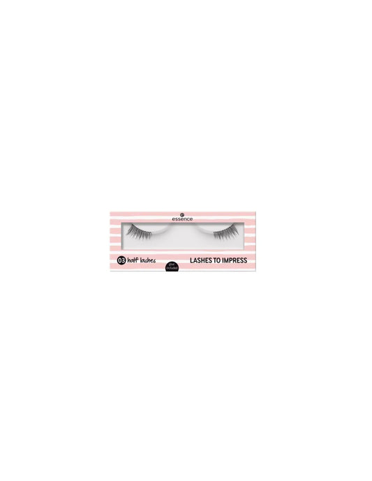 ESSENCE COSMETICS ESSENCE COSMETICS Lashes to Impress Halb-Wimpern Nr. 03 1 Paar künstliche Wimpern Make-up