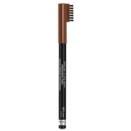 RIMMEL LONDON Rimmel London Brow This Way Lápiz De Cejas 02-Medium Brown 0,25 g Augenbrauen-Make-up