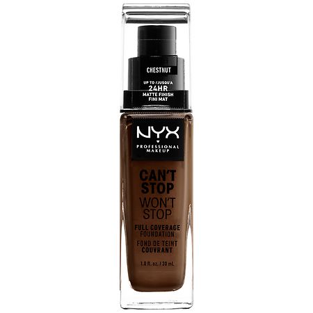NYX NYX Can't Stop Won't Stop Full Coverage Foundation Chestnut 30 ml