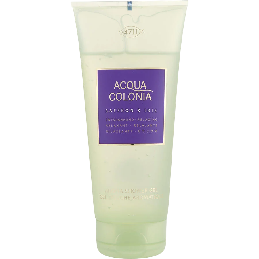4711 4711, Acqua Colonia, Kolonie Safran und Iris, Hydratisierend, Duschgel, Alle Hauttypen, 200 ml Regular