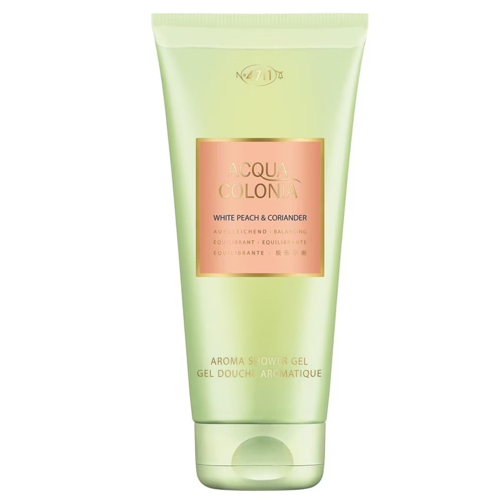 4711 Acqua Colonia Weiße Pfirsich & Koriander Duschgel 200 ml – Feuchtigkeit für alle Hauttypen