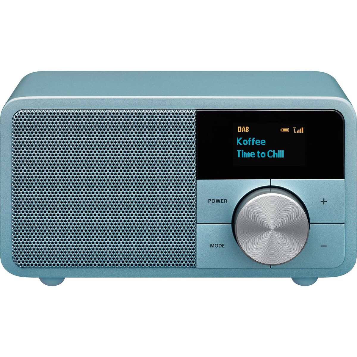 Sangean Transistor-Radio Sangean Ddr7 Mini Blau Fm Retro