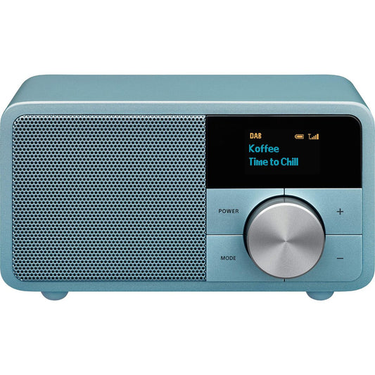 Sangean Transistor-Radio Sangean Ddr7 Mini Blau Fm Retro