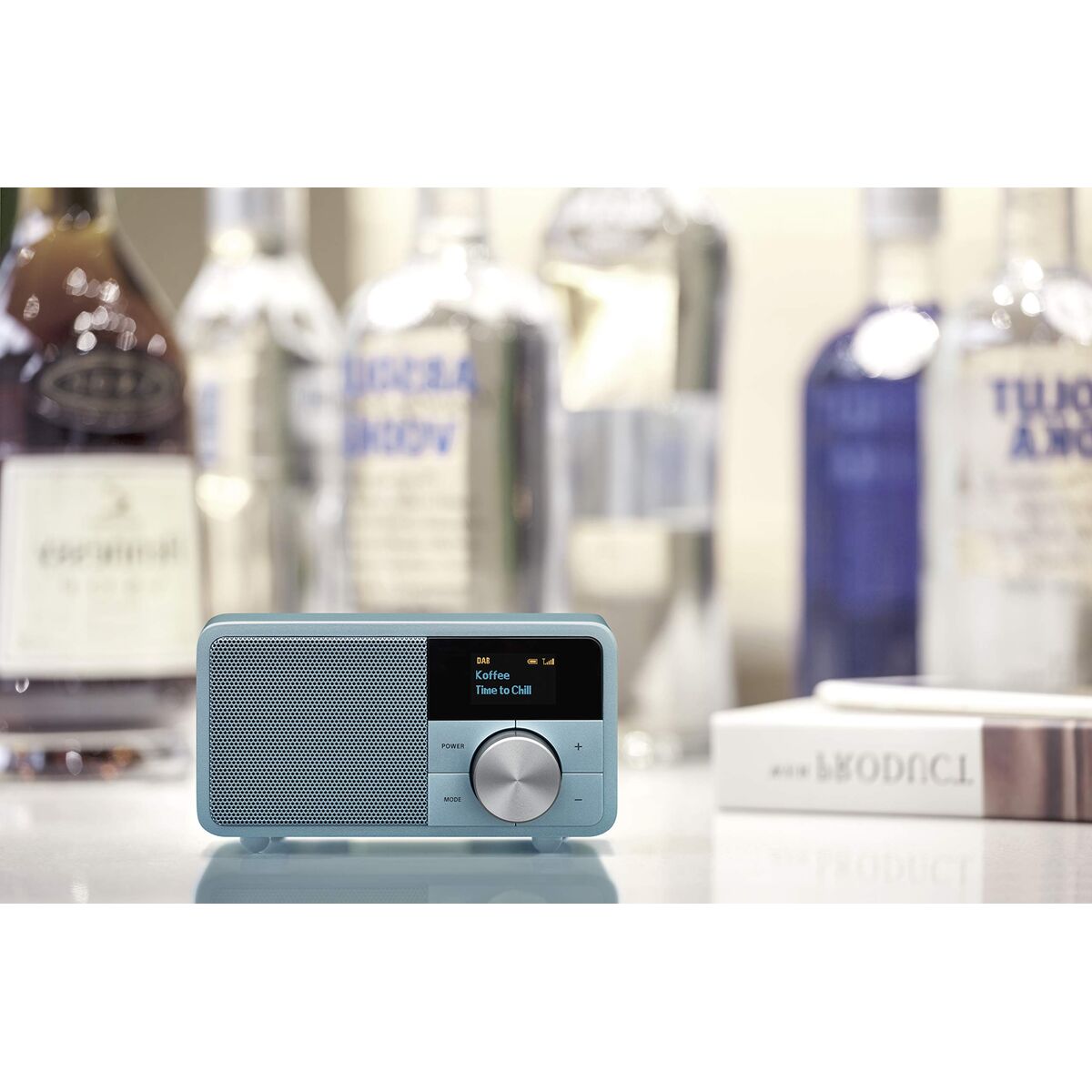 Sangean Transistor-Radio Sangean Ddr7 Mini Blau Fm Retro