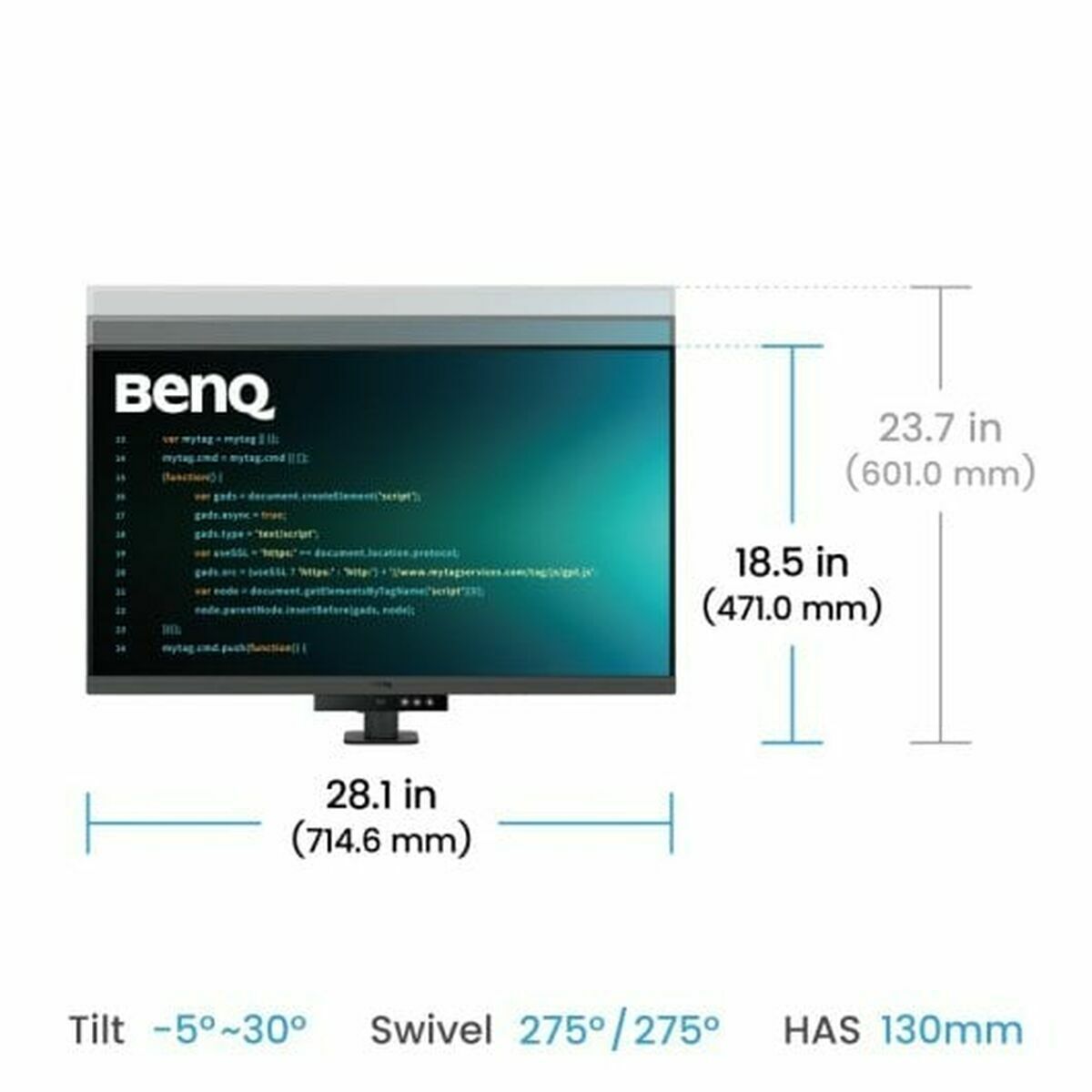 Benq Gaming-Monitor Benq 9H.lmtla.tbe 4K Ultra Hd 31,5&quot;