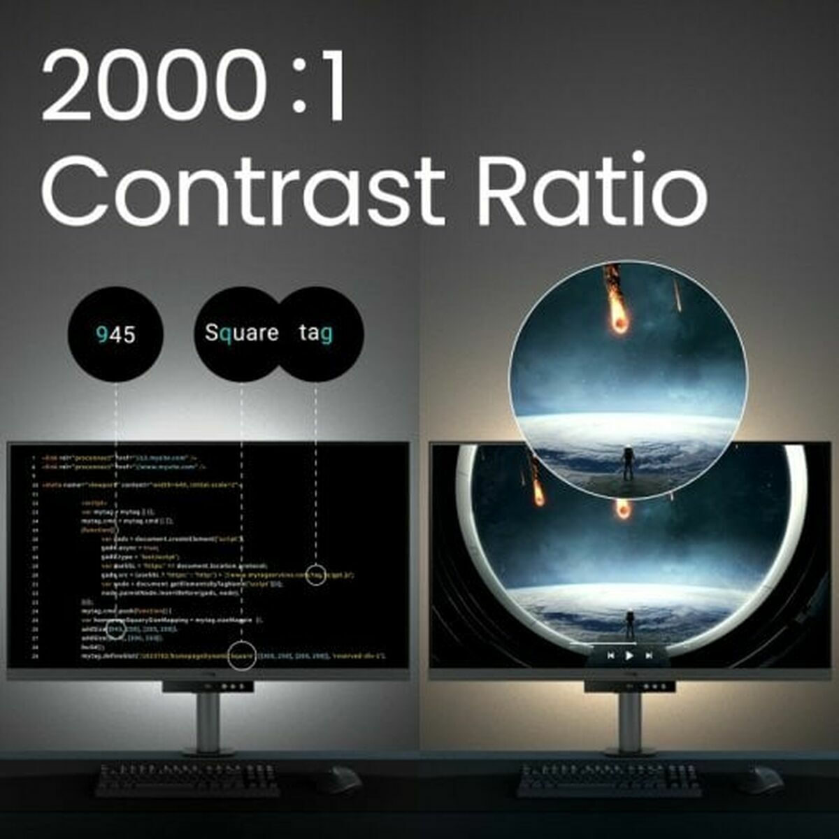 Benq Gaming-Monitor Benq 9H.lmtla.tbe 4K Ultra Hd 31,5&quot;