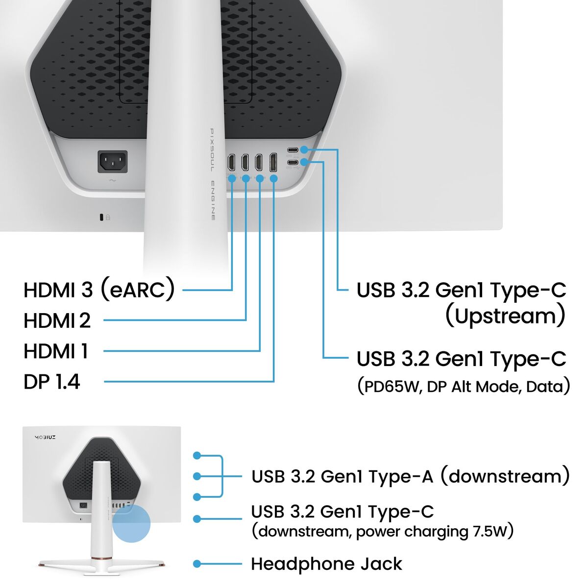 Benq Gaming-Monitor Benq 9H.ln2Lb.qbe 4K Ultra Hd 27&quot;