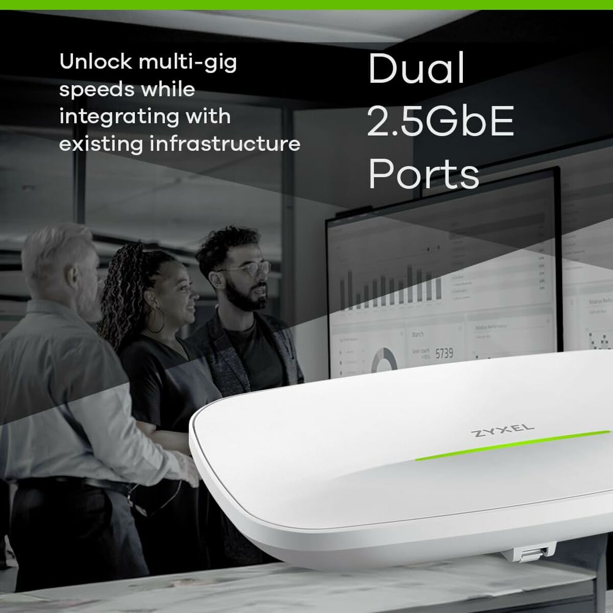 Zyxel Utp Starres Netzwerkkabel Der Kategorie 6 Zyxel Nwa210Be-Eu0101F Weiß