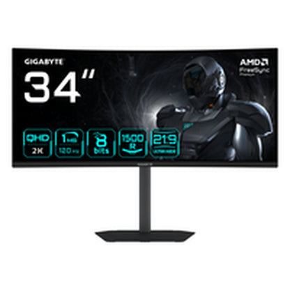 Gigabyte Monitor Gigabyte Gs34Wqca Eu Wide Quad Hd 34&quot;