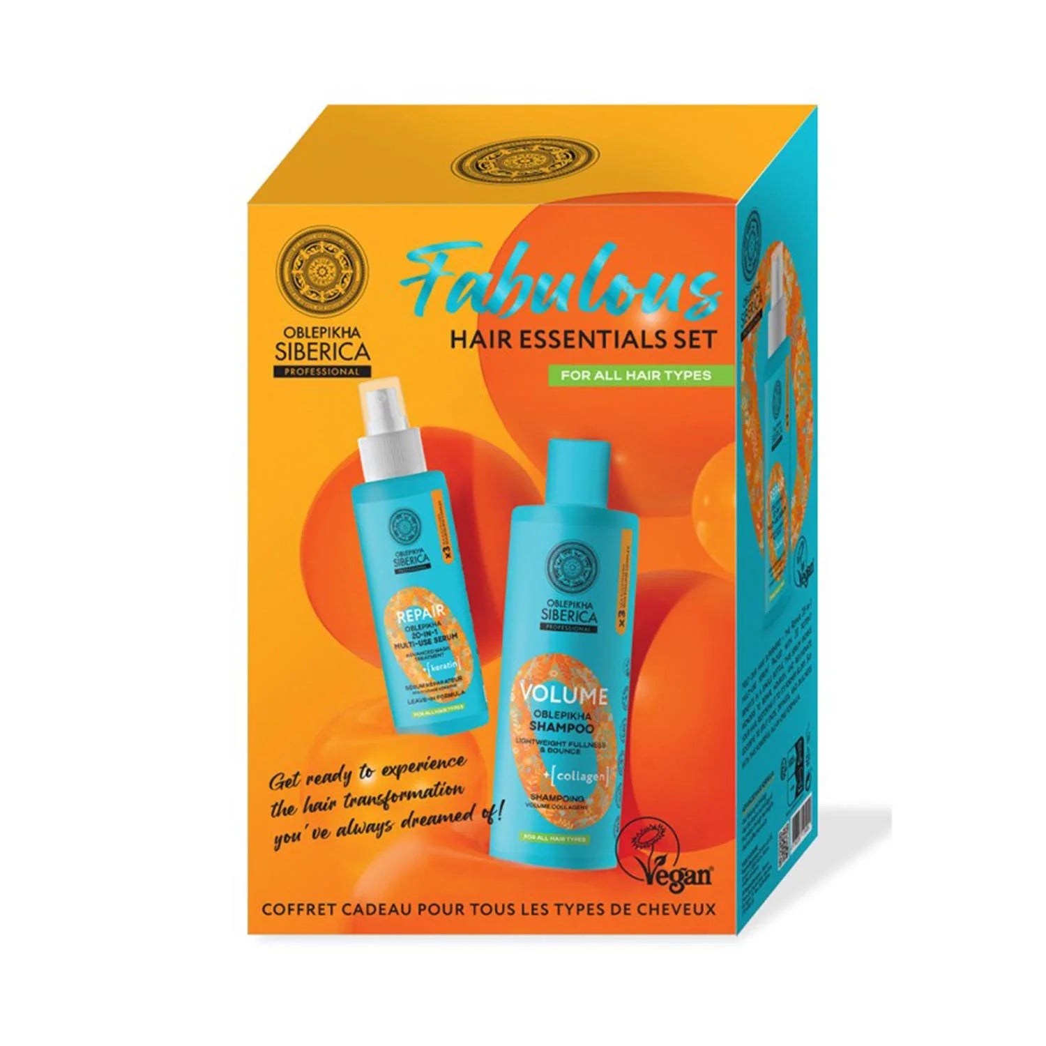 NATURA SIBERICA NATURA SIBERICA Volume Repair Coffret Shampoo 200 ml und Conditioner 200 ml für alle Kosmetik