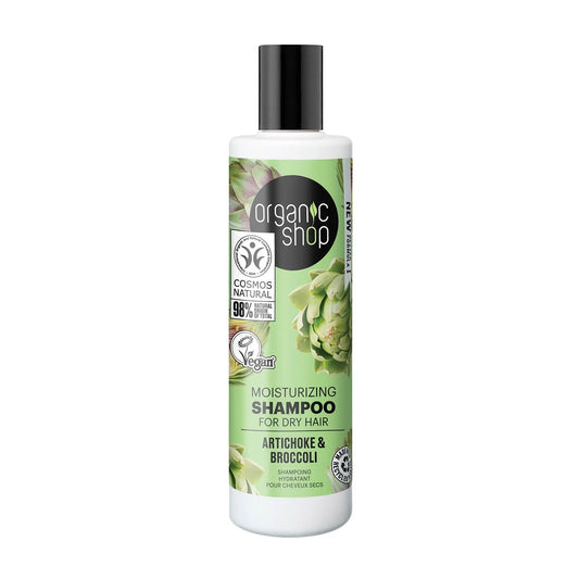 ORGANIC SHOP Artischocken Feuchtigkeitsshampoo für trockenes Haar 280 ml Gesichtscreme