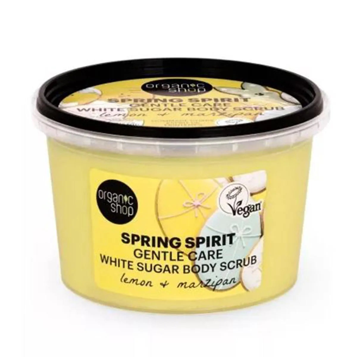 ORGANIC SHOP ORGANIC SHOP Sprint Spirit Körperpeeling Zucker Weißer Zucker Zitrone Marzipan 500 ml Kosmetik