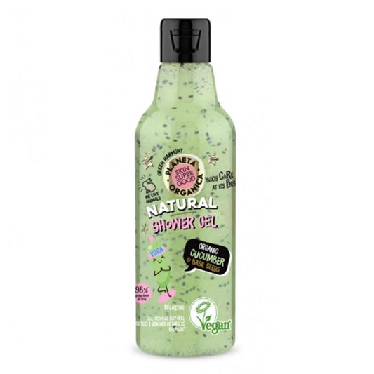NATURA SIBERICA Skin Super Good Duschgel mit Bio-Gurke und Basilikumsamen 250 ml Kosmetik