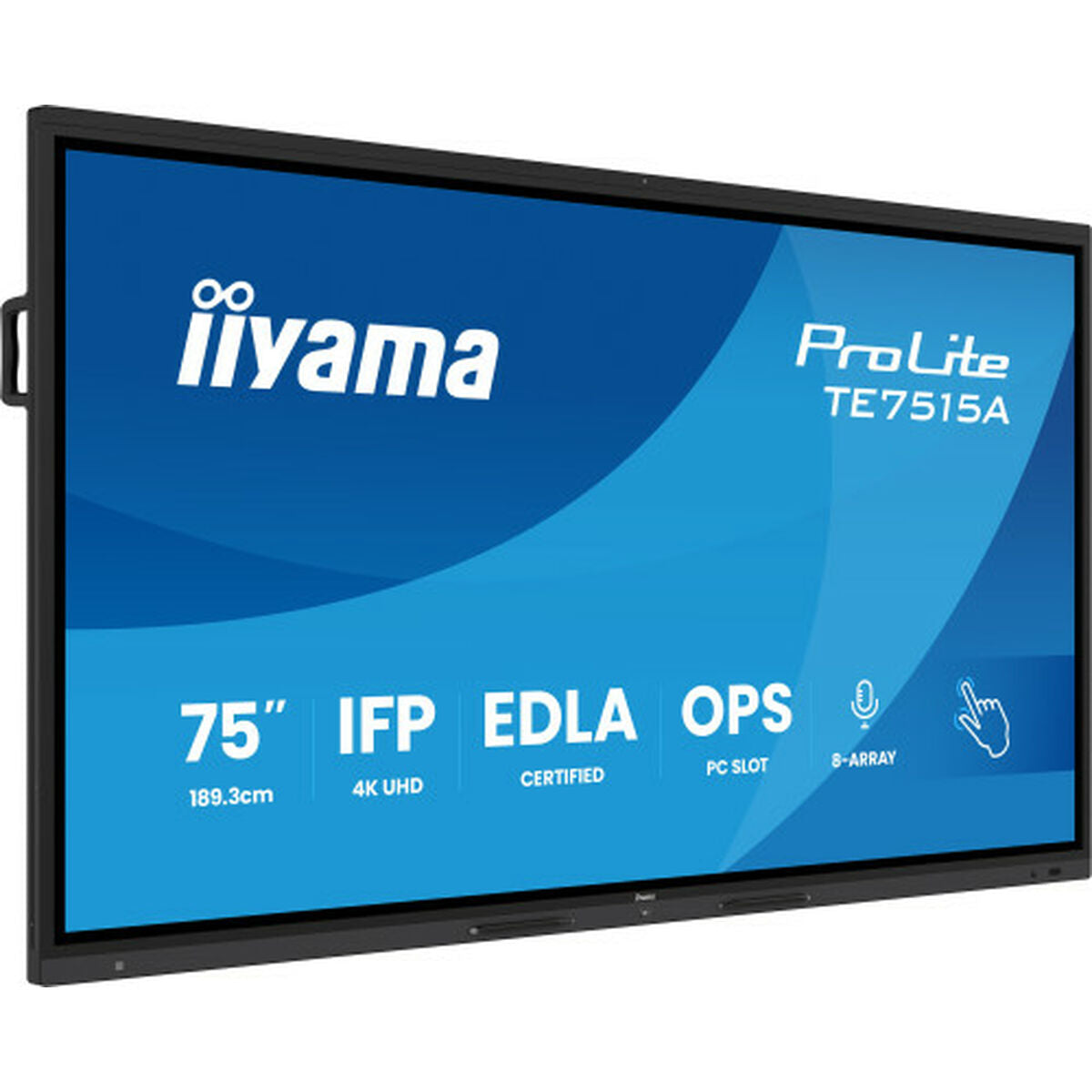 Iiyama Monitor Iiyama Te7515A-B1Ag 75&quot; 4K Ultra Hd