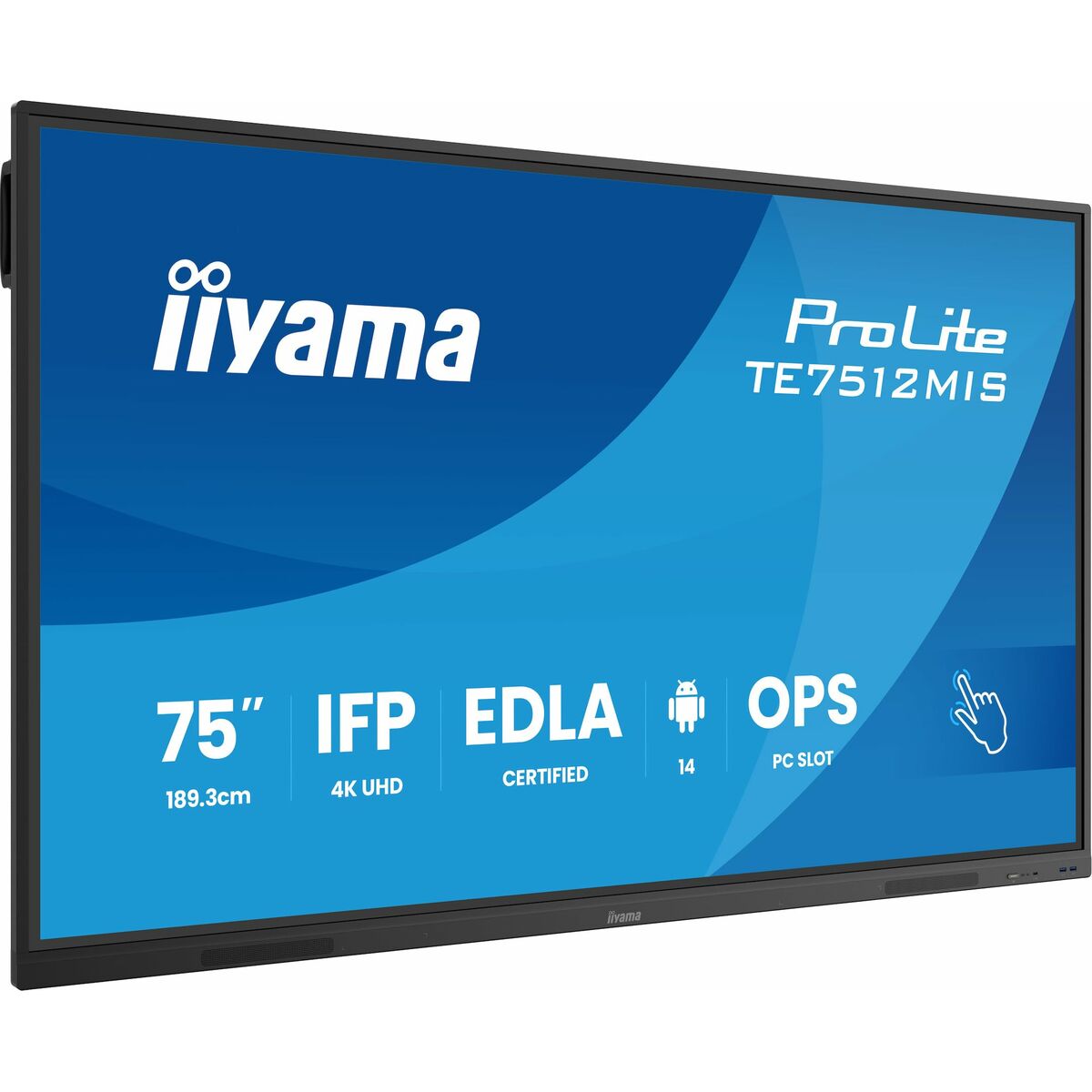 Iiyama Monitor Mit Touchscreen Iiyama Te7512Mis-B4Ag 4K Ultra Hd 65&quot;