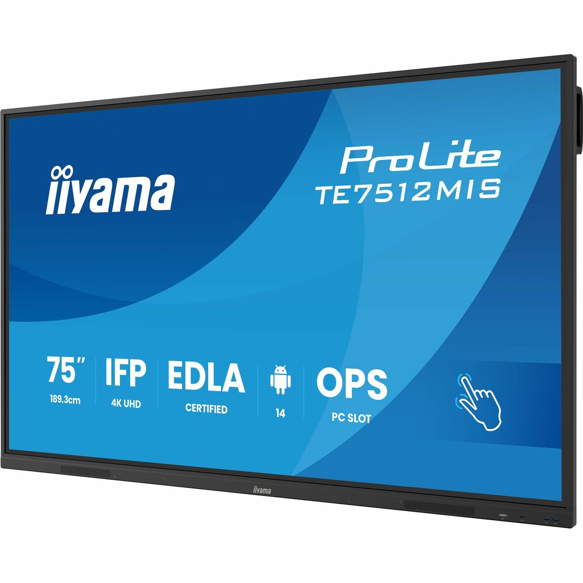 Iiyama Monitor Mit Touchscreen Iiyama Te7512Mis-B4Ag 4K Ultra Hd 65&quot;