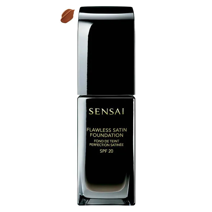 SENSAI SENSAI Flawless Satin Foundation SPF20 30 ml Farbton 206 Brown Beige Augenbrauen-Make-up