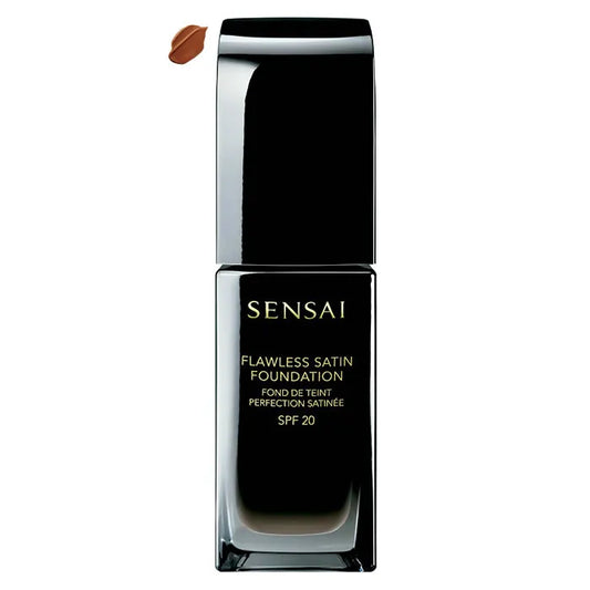 SENSAI SENSAI Flawless Satin Foundation SPF 20 30 ml Farbton 206 Brown Beige Augenbrauen-Make-up