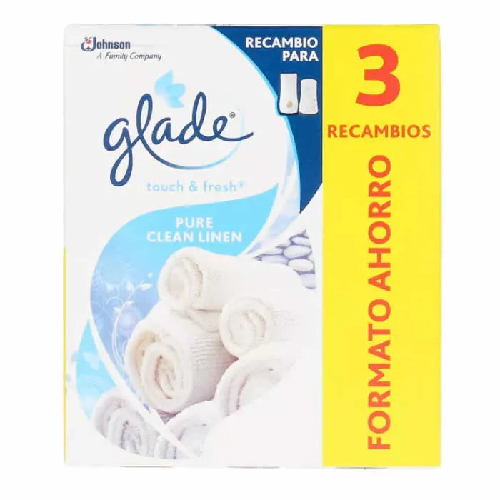 GLADE GLADE Touch and Fresh Pure Clean Linen Nachfüllpack 3 Stück Kosmetik