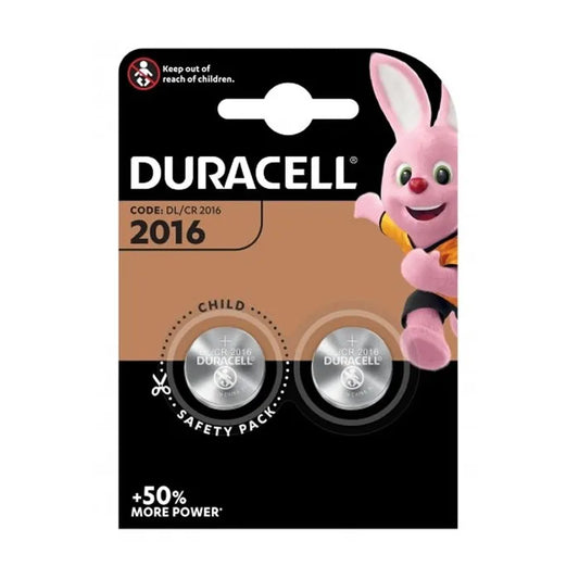 DURACELL Duracell Lithium Button Battery 3V 2016 Dl/ 2 Units Kosmetik