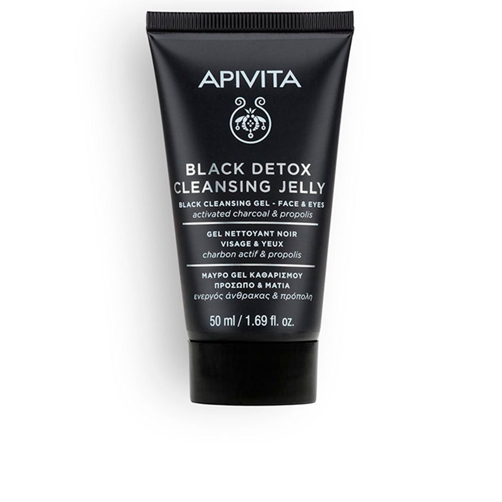 GEL LIMPIADOR DETOX NEGRO - Limpiador facial natural con carbón activo y propóleo 50 ml