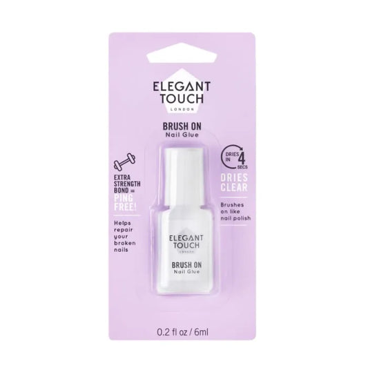 ELEGANT TOUCH ELEGANT TOUCH Nagelkleber mit Pinselapplikator Brush On Nail Glue Nagelpflege