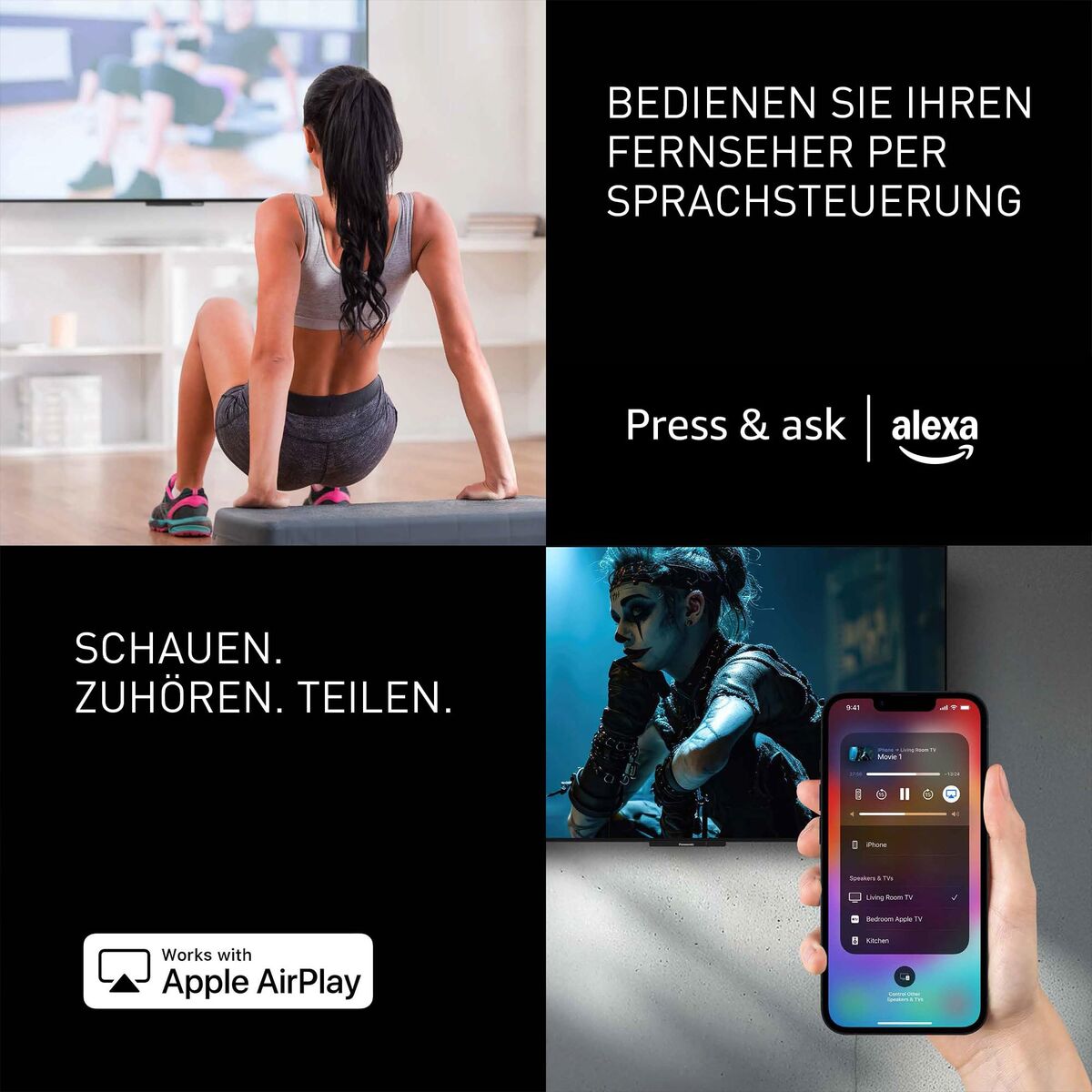 Panasonic Smart Tv Panasonic Tv55Z80Bez 4K Ultra Hd 55&quot; Oled