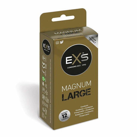 EXS Magnum Kondome - 12 Stück für optimalen Schutz
