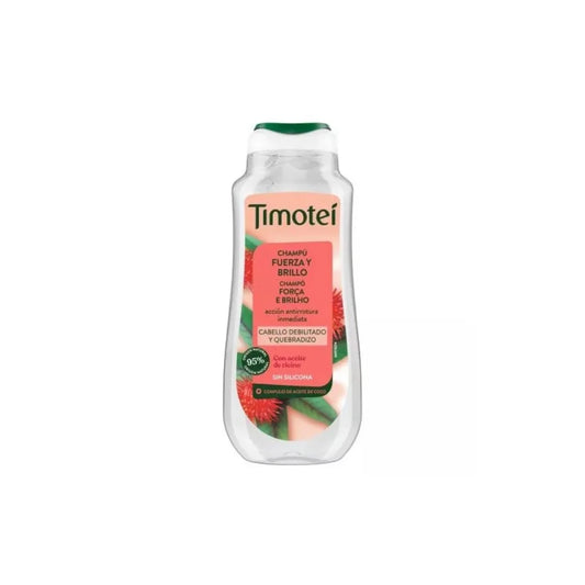 TIMOTEI Shampoo Fuerza y Brillo mit Rizinus- und Kokosöl für schwaches Haar 300 ml