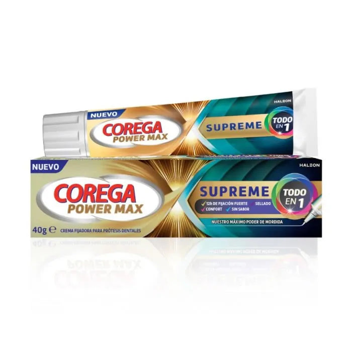 Corega Supreme Fixiercreme Für Zahnprothesen 40gr