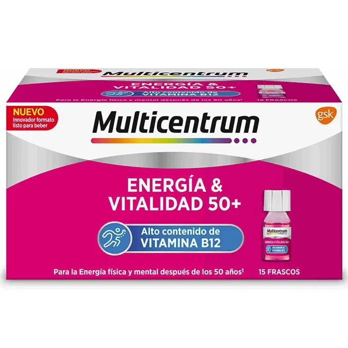 MULTICENTRUM MULTICENTRUM Energie & Vitalität 50+ 15 Ampullen à 7 ml Kosmetik