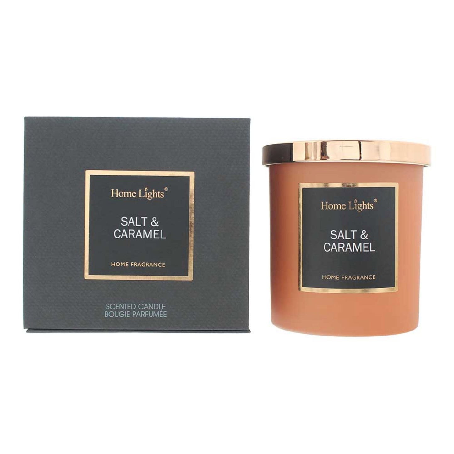 Home Lights Home Lights, Salt & Caramel, Duftkerze, 215 g Regular