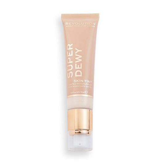 Makeup Revolution Makeup Revolution, Superdewy, Taufrisches Finish, Getönte Feuchtigkeitscreme, Licht, 55 ml Regular