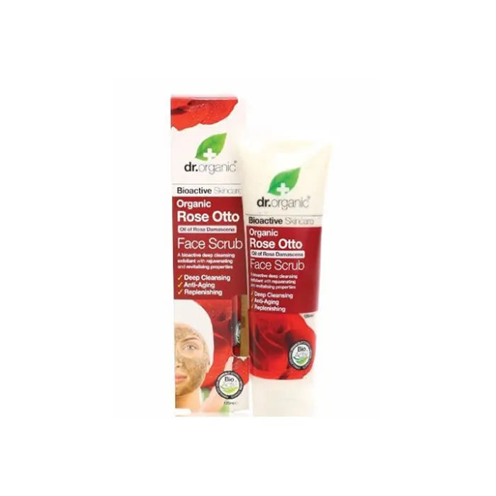 DR. ORGANIC DR. ORGANIC Dr Organic Rose Otto Face Scrub 125 ml Kosmetik