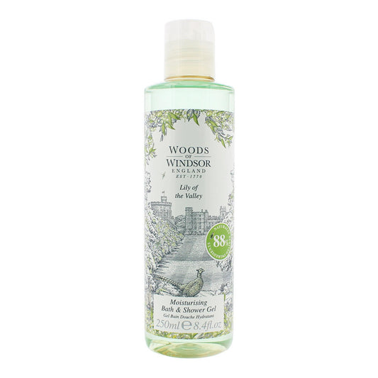 Woods Of Windsor Woods Of Windsor, Lily Of The Valley, Feuchtigkeitsspendend, Duschgel, Für alle Hauttypen, 250 ml Regular