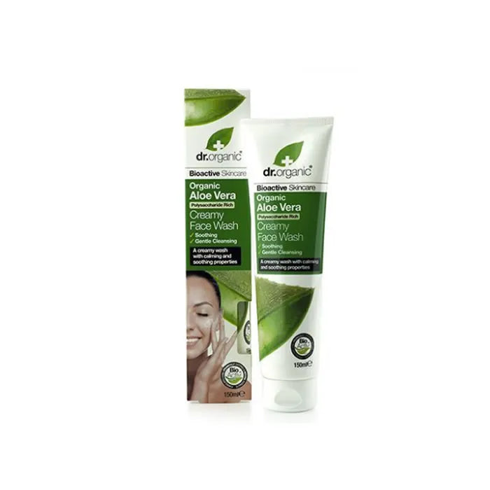 DR. ORGANIC Dr Organic Aloe Vera Cream Face Wash 150ml EAN 5060391842080
