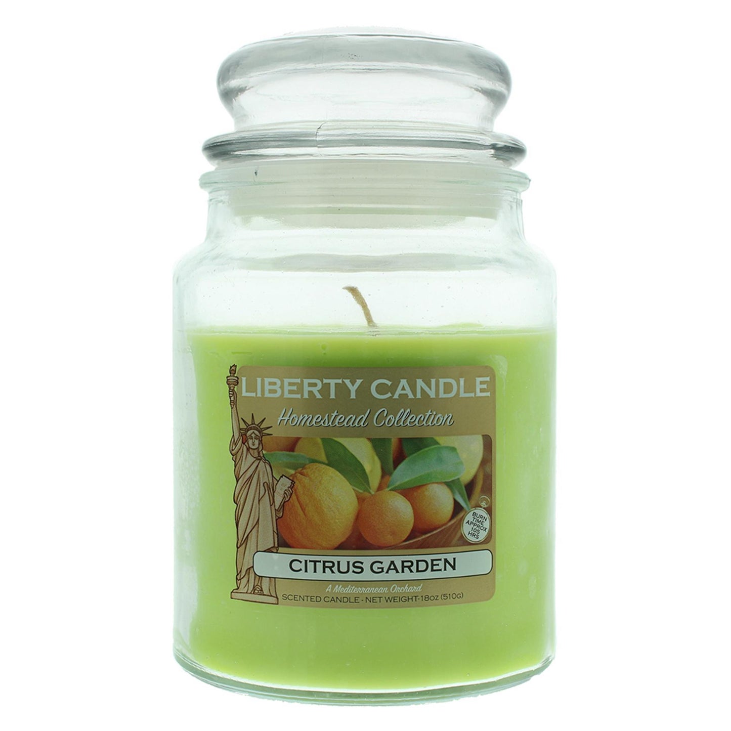 Liberty Candle Citrus Garden – Duftkerze 510 g aus der Homestead Collection