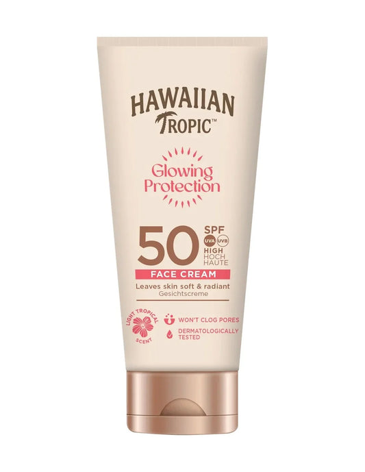 HAWAIIAN TROPIC Glowing Protection Gesichtscreme SPF 50 50 ml