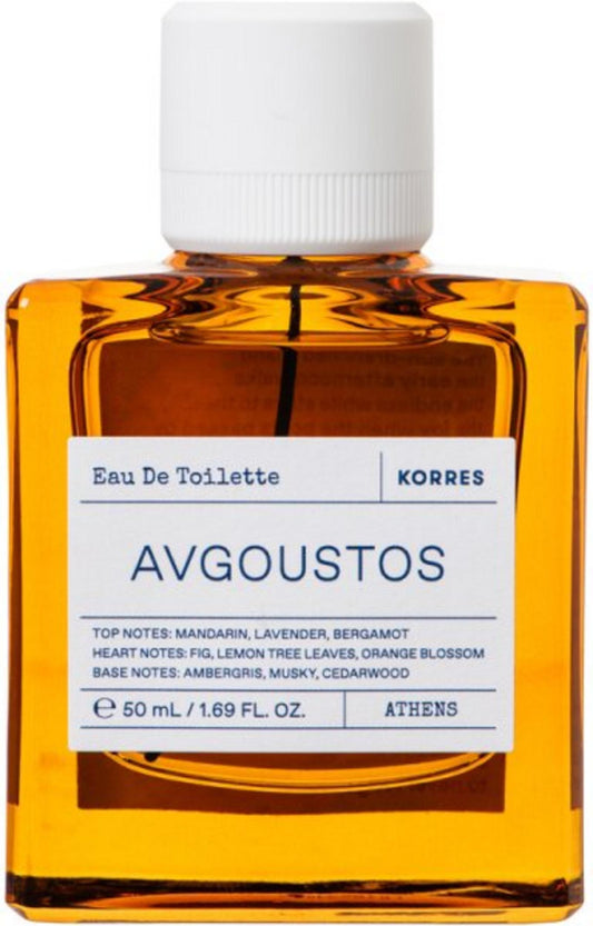 Korres Korres, Avgoustos, Eau de Toilette, Unisex, 50 ml Regular