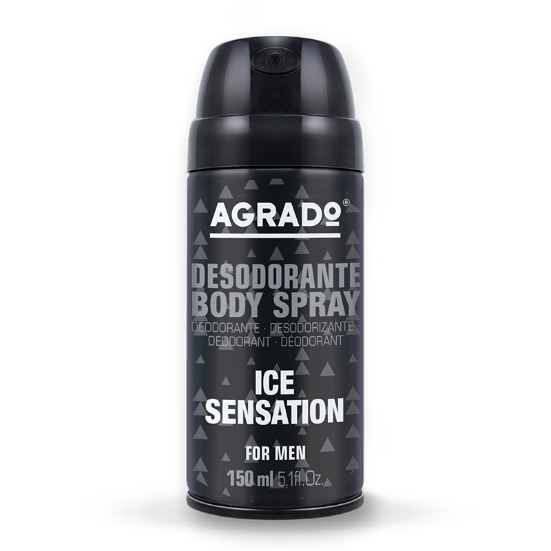 AGRADO AGRADO Desodorante Spray Ice Sensation Deo Spray für frischen Duft Kosmetik