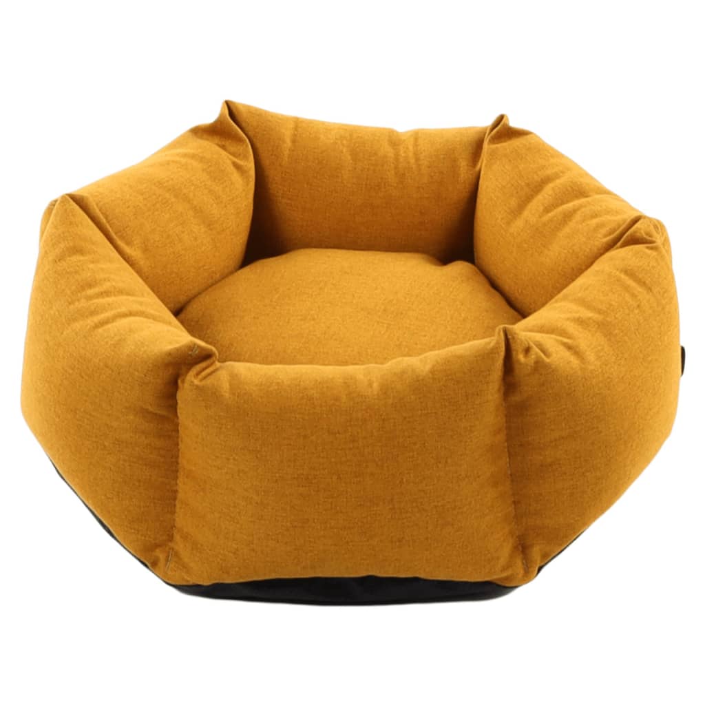 Flamingo Hundebett Mit Reißverschluss Ziva Sechseckig 50X18 Cm Ocker