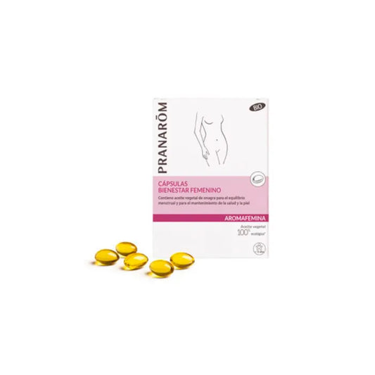 PRANARÔM PRANARÔM Aromafemina Evening Primrose 30 Kapseln Frauenpflege Kosmetik