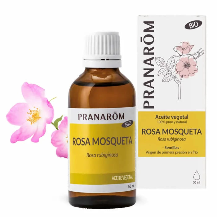 PRANARÔM PRANARÔM Bio Hagebuttenöl 50 ml pflanzliches Öl für Kosmetik