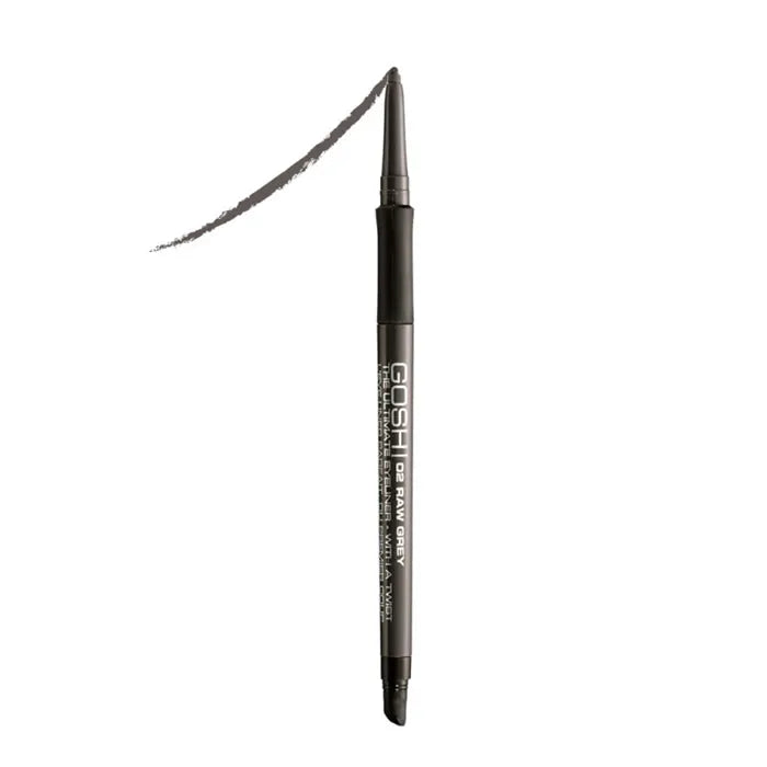 GOSH GOSH The Ultimate Eyeliner With A Twist 02 Raw Grey Eyeliner Stift Grau