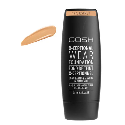 GOSH Gosh X-Ceptional Wear Foundation Long Lasting Make-up 19 Chestnut 35 ml
